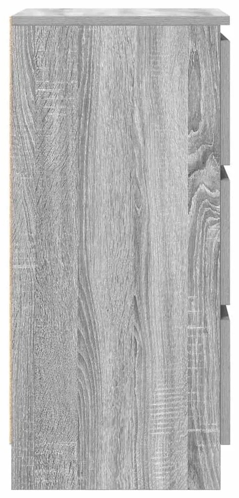 Aparador 37,5x35x76 cm derivados de madeira cinzento sonoma