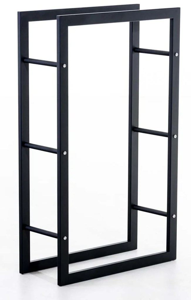 Suporte para lenha Keri V3 25 x 60 x 100 Preto