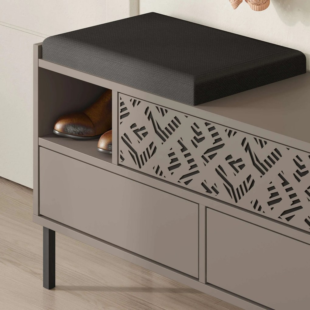 Hall Stand Berlin BC – Nogueira – 120x200x35 cm