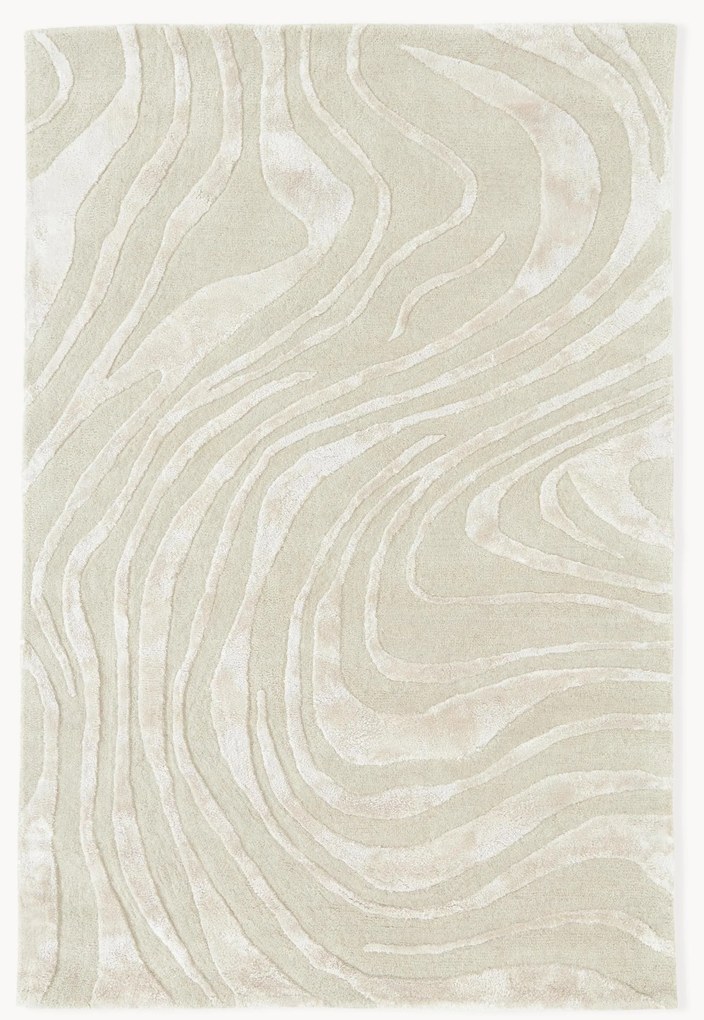 Tapete artesanal com relevo Winola