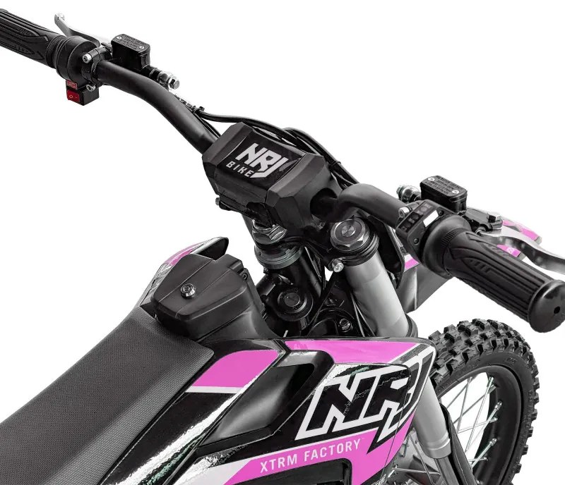 MOTO CROSS elétrica para crianças Bateria de lítio de 2000W NRJ 14/12 Rosa