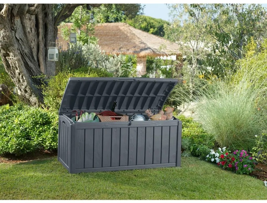 Caixa de arrumação para jardim Glenwood 390 L