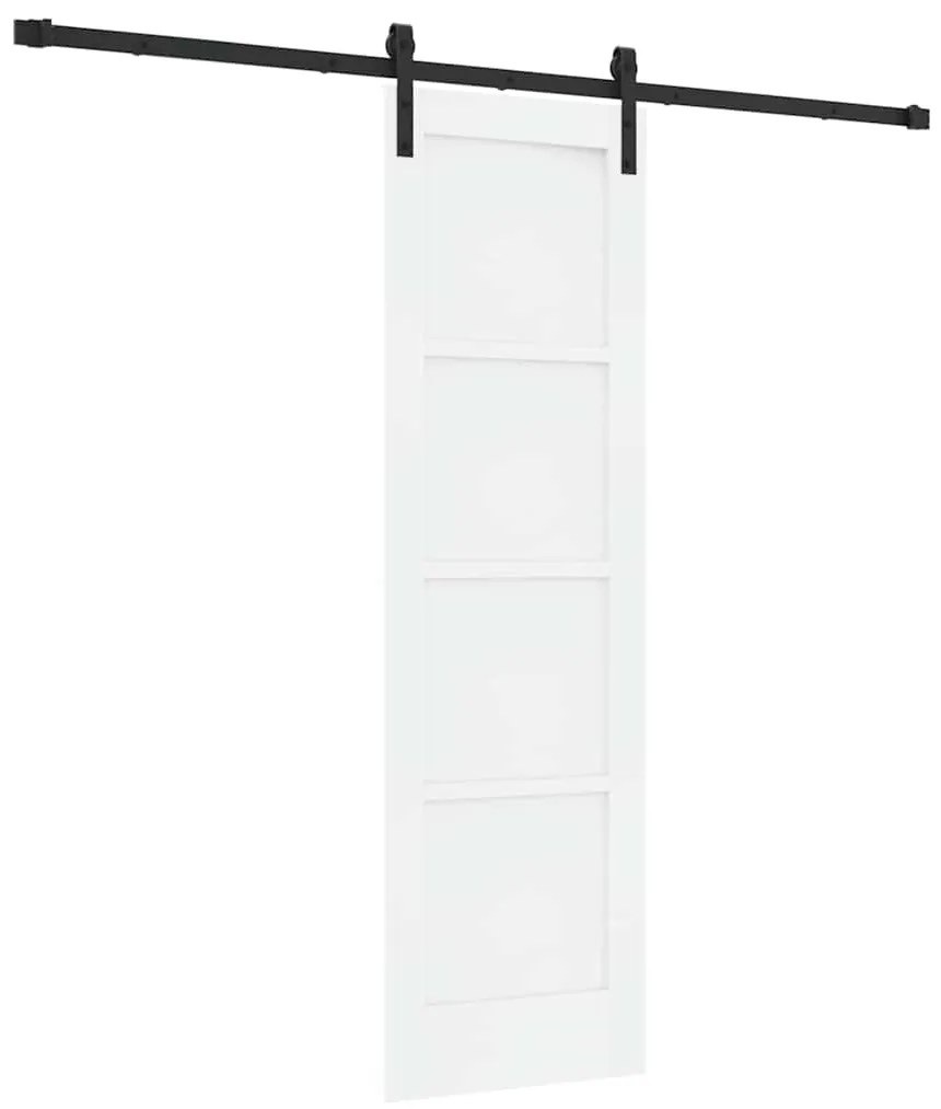 Porta de Deslizamento com Conjunto de Ferragens Brancas 61x198,5 cm Ma