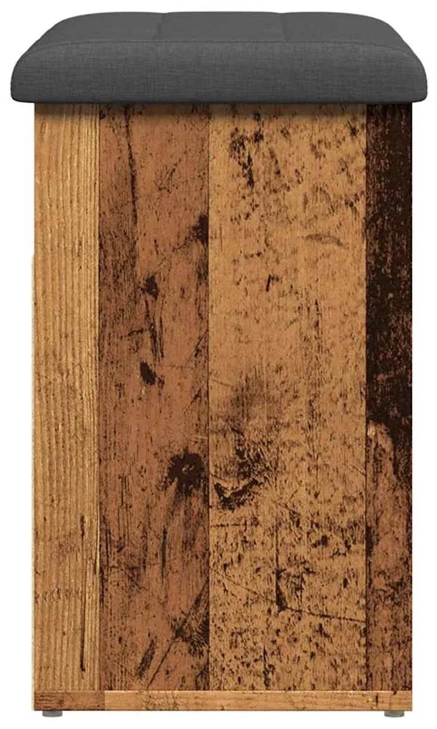 Banco sapateira 62x32x50 cm derivados de madeira madeira velha
