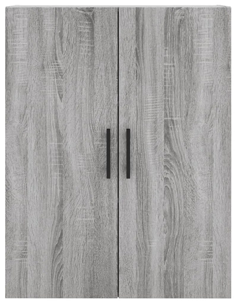 Armário de parede 69,5x34x90 cm cinzento sonoma