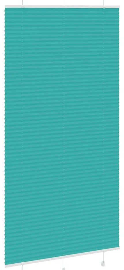 Gasolina verde Plissada Cega 110x200 cm Largura Tecido 109,4cm