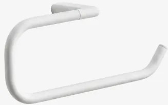 Toalheiro De Parede Com Barra 30 Cm Para Casa De Banho Em Aço Inoxidável Rovent Branco - Sklum