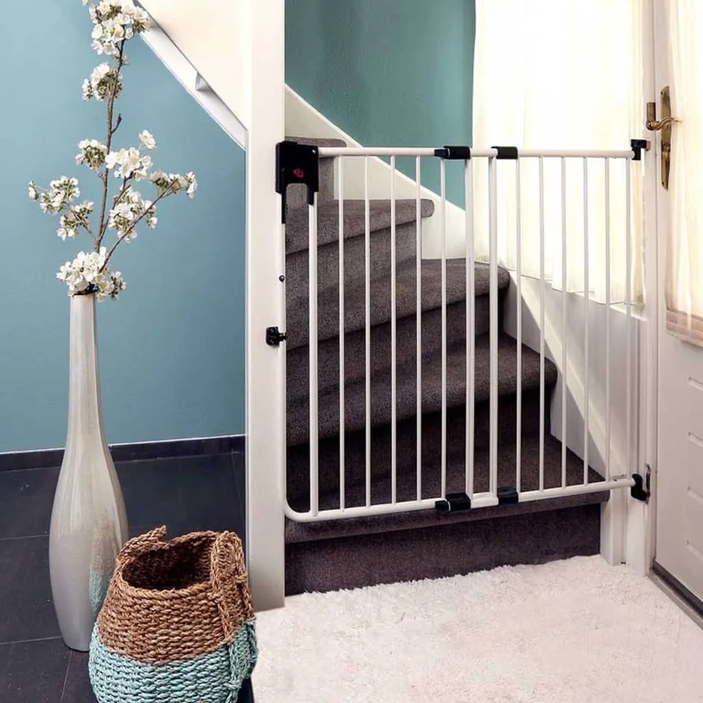 435940 A3 Baby & Kids Barreira de segurança SafeDoor 75,5-116 cm branco