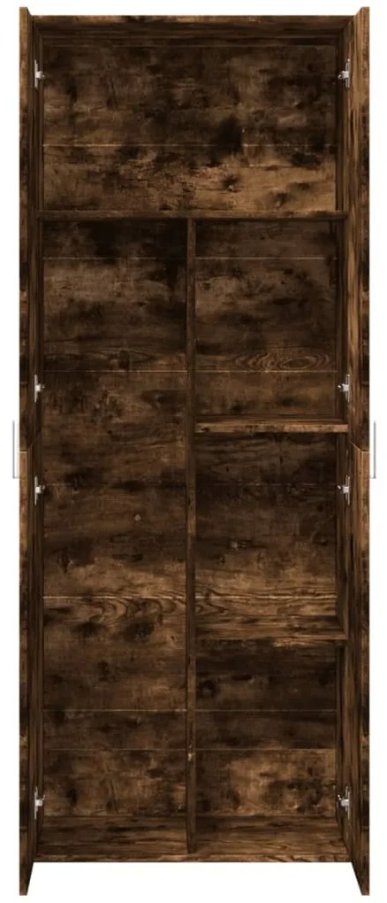 Armário alto 70x35x180 cm derivados de madeira carvalho fumado