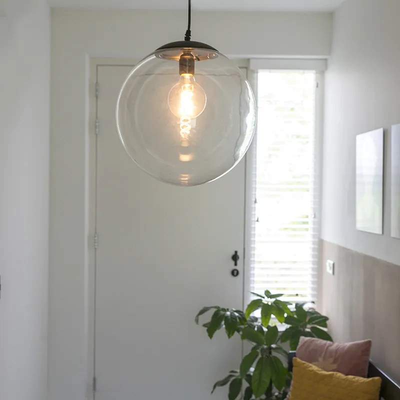 Candeeiro Suspenso Inteligente Transparente 35 cm Incl. WiFi A60 - Pallon