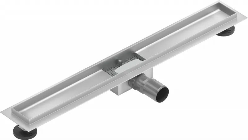 Mexen Flat corpo para ralo linear 80 cm, inox - 1015080
