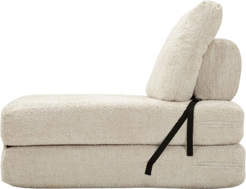 POLTRONA/CAMA FASTER BRANCA 80X100X80 CM (COMPRIMIDA - TAMANHO DA CAMA 204X80X18 CM) BRANCA