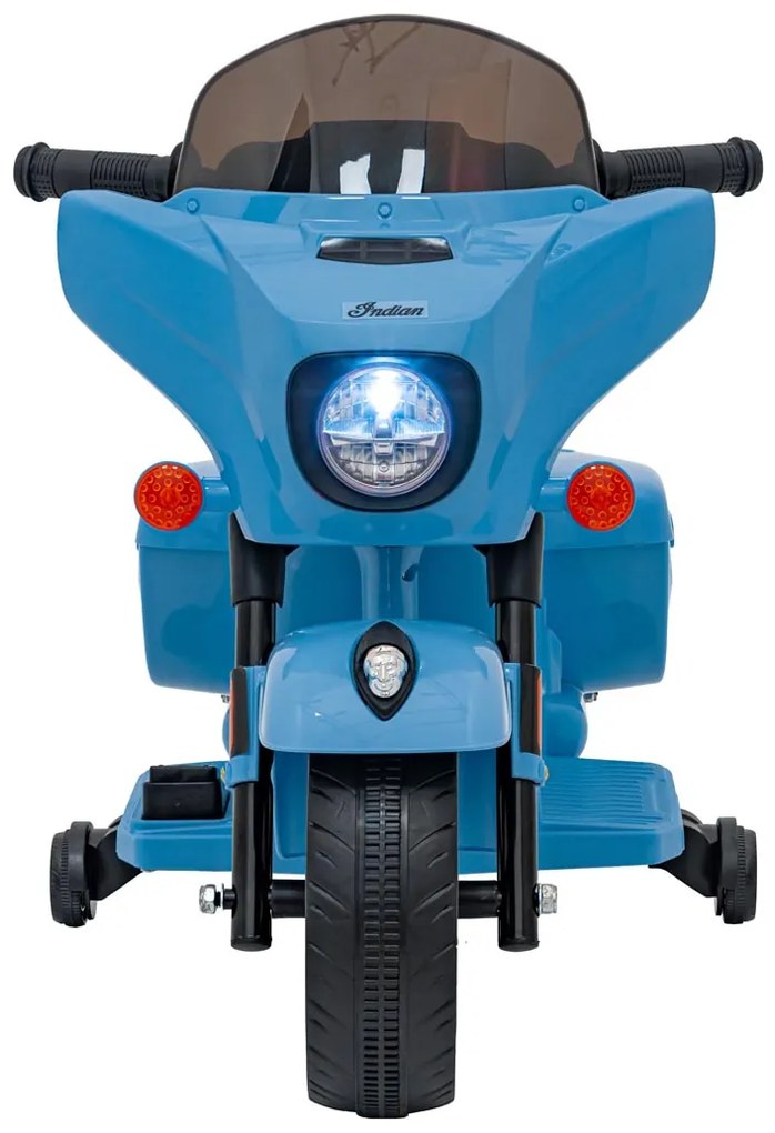 Mota elétrica para crianças 6V, Chopper INDIAN, 3 a 5 anos Azul