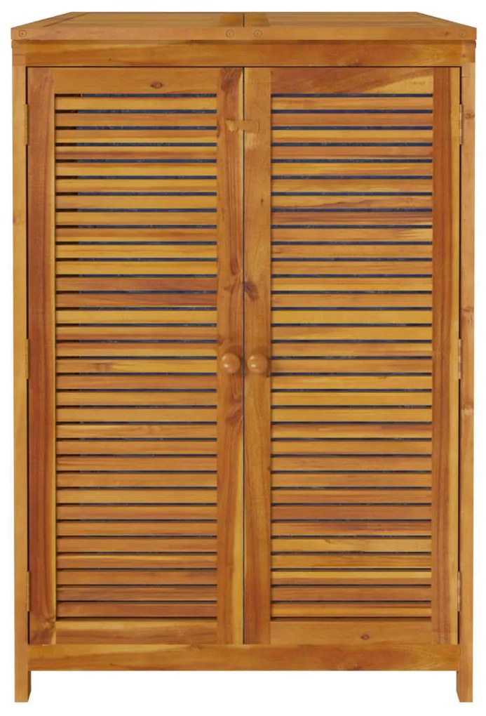 Caixa de arrumação para jardim 70x87x104 cm acácia maciça
