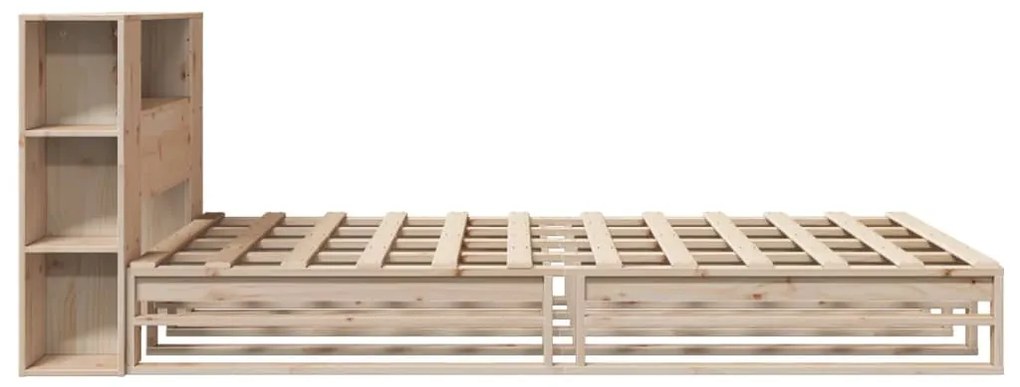Cama com estante sem colchão 120x190 cm madeira maciça