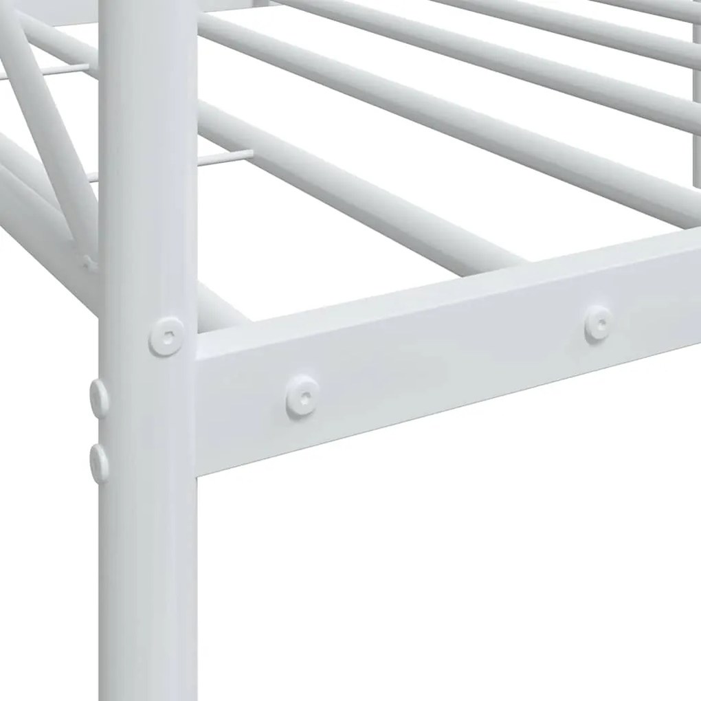 Cama de Dia sem Colchão 75x190 cm aço branco