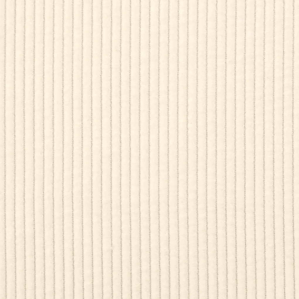 Poltrona com apoio de braços 54 cm tecido corduroy creme