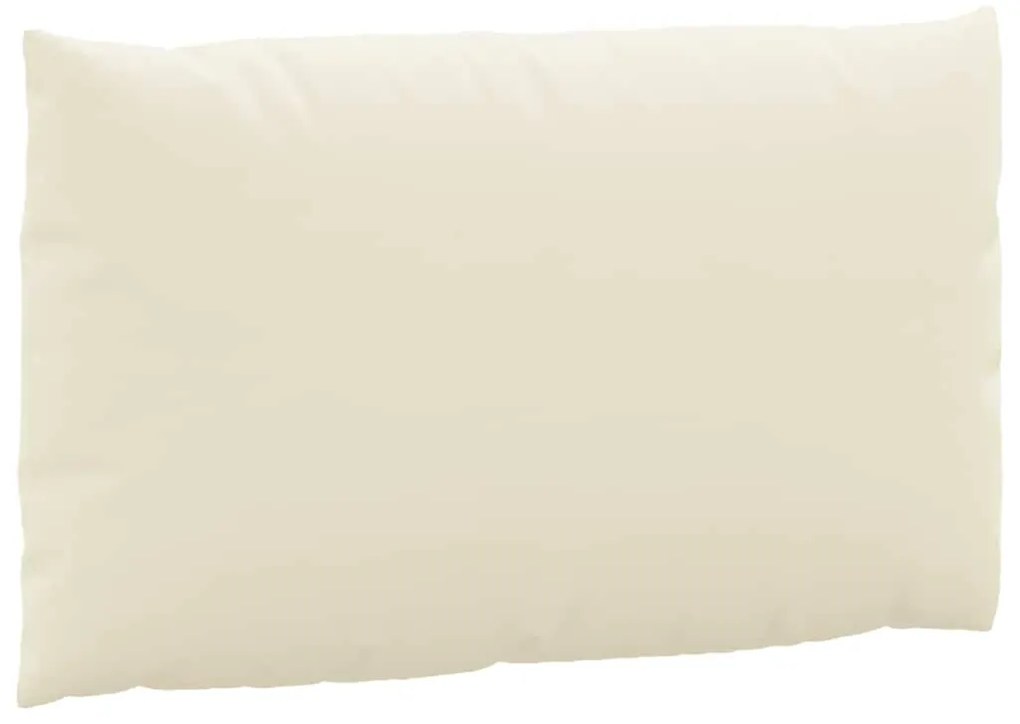 Almofadões p/ paletes 2 pcs tecido oxford branco nata