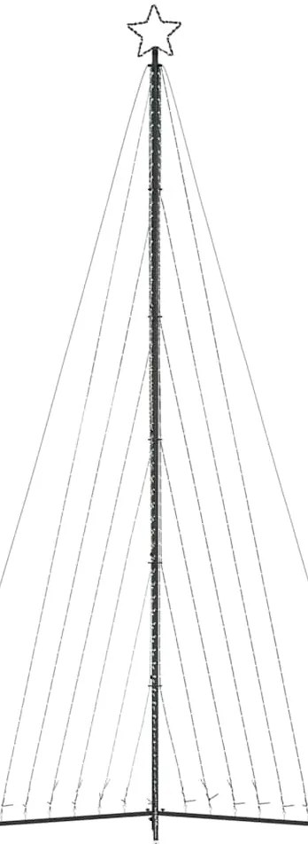 LED Árvore de Natal 789 LEDs Azul 476 cm