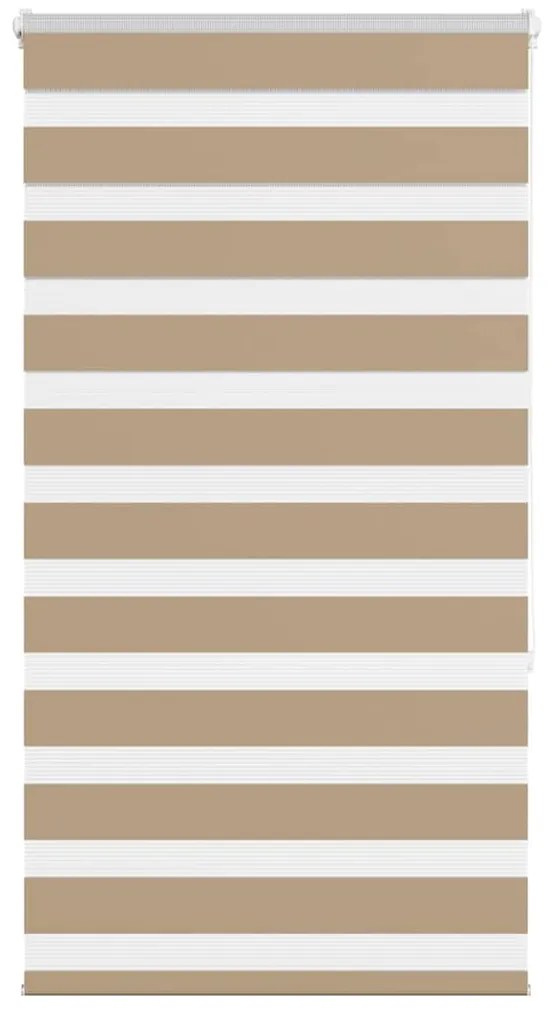 vidaXL Cortina de zebra 70x150 cm largura do tecido 65,9 cm poliéster