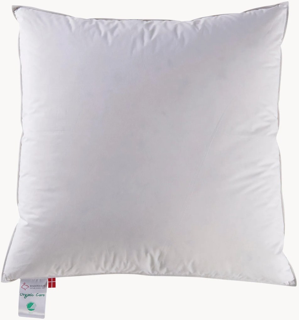 Almofada de plumas de três câmaras Organic Care, firme