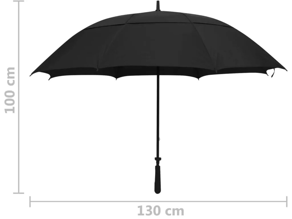 Guarda-chuva 130 cm preto