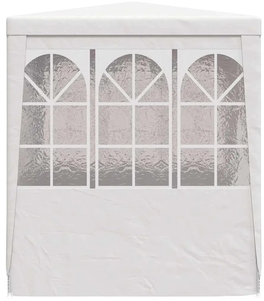 Tenda festas com paredes laterais 2x2m 90g/m² branco