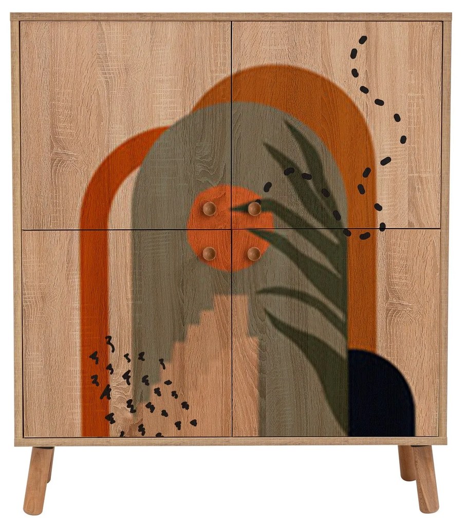 Conjunto de Mobiliário de Entrada Multilux – Sonomo Stone – Sapateira: