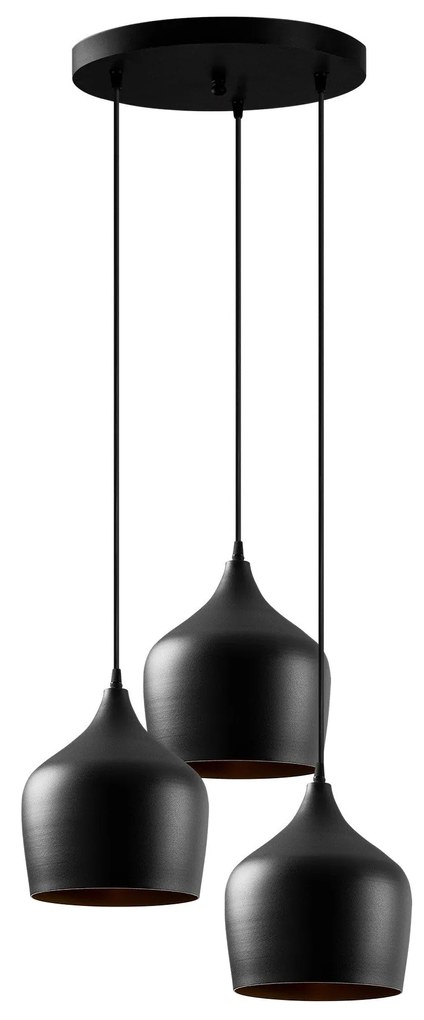 Candeeiro Dodo – Preto – 46 x 46 cm