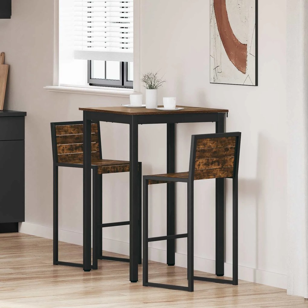 vidaXL Mesas de jantar Madeira processada