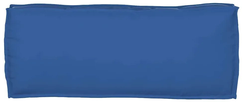 Almofadas de Palete para Banco 2 pcs Azul Royal 100x40x8 cm Tecido Oxf