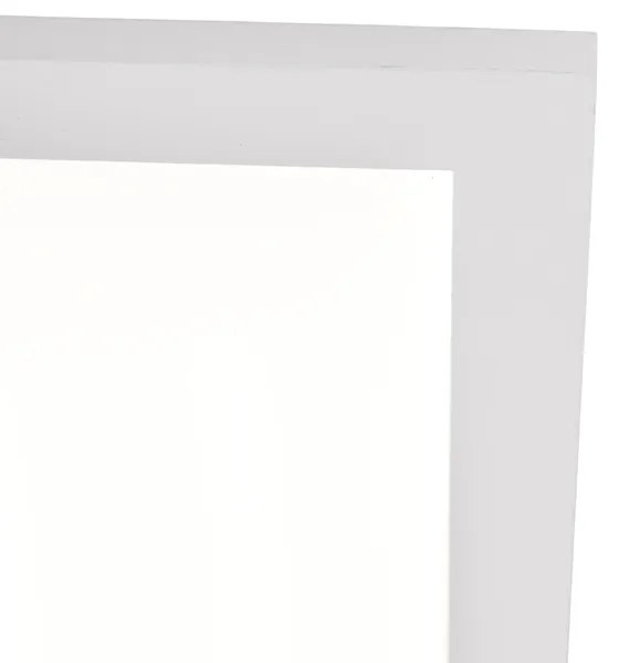 Candeeiro de teto branco com LED e dimmer com controlo remoto - Liv Moderno