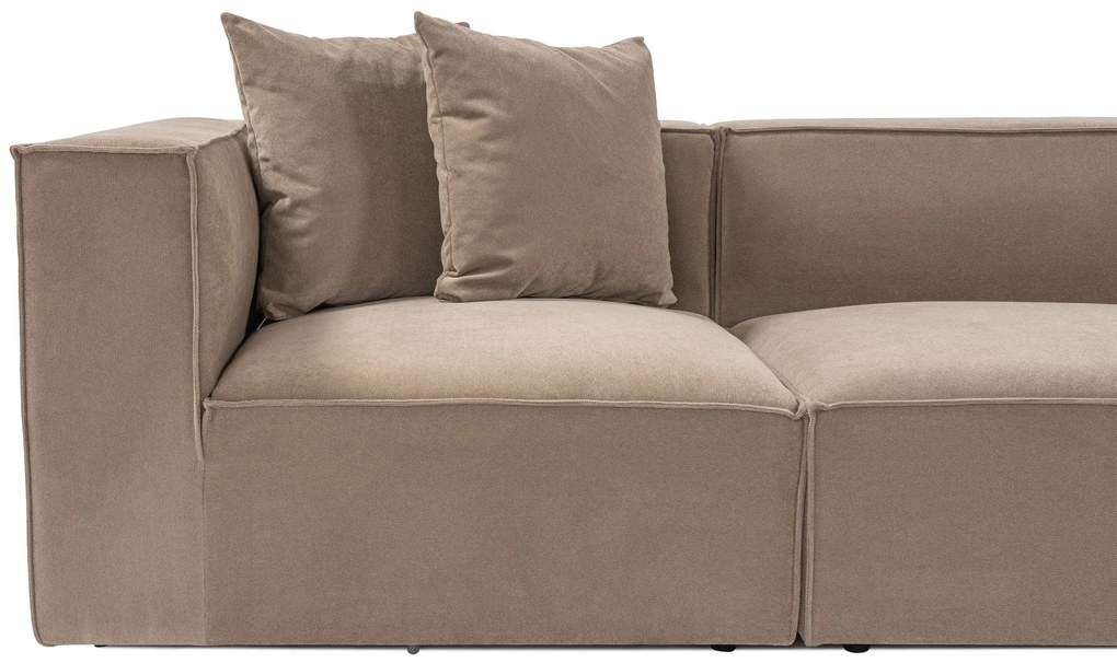 Sofá de 3 Lugares Sora – Cappuccino – 270 cm x 65 cm x 95 cm