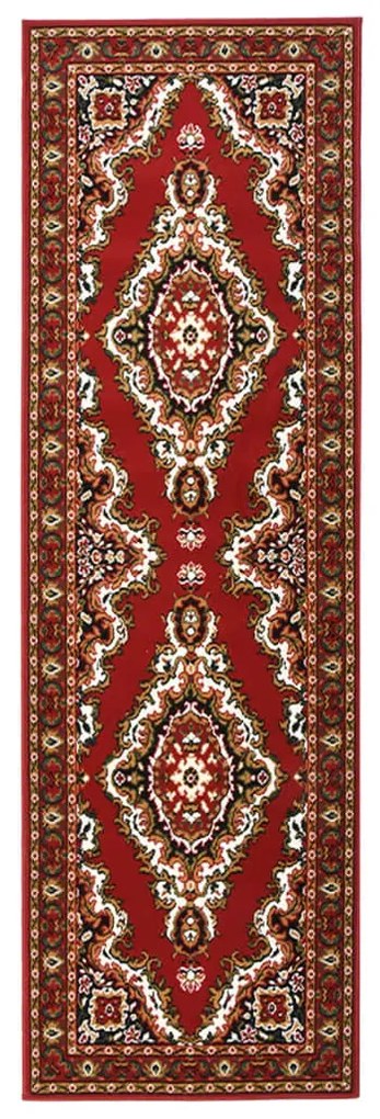 vidaXL Passadeira 100x350 cm polipropileno vermelho oriental