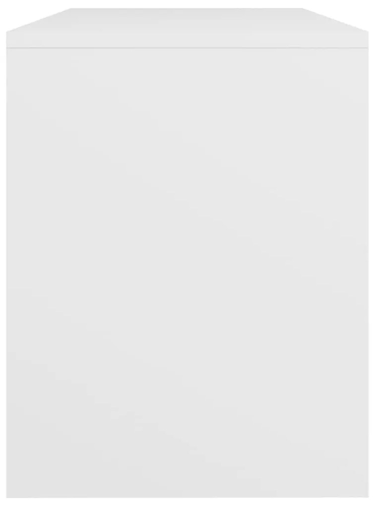 Banco de toucador 70x35x45 cm derivados de madeira branco