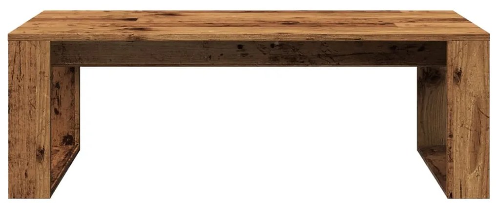 Mesa de centro 102x50x35 cm derivados de madeira madeira velha