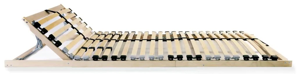 Estrados de ripas 2 pcs com 28 ripas 7 zonas 70x200 cm
