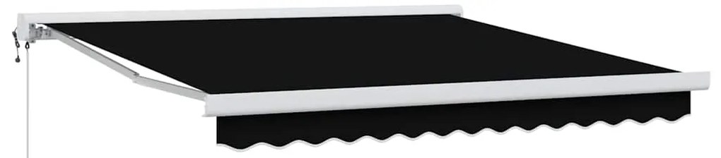 Toldo Retrátil Automático Preto 300x250 cm