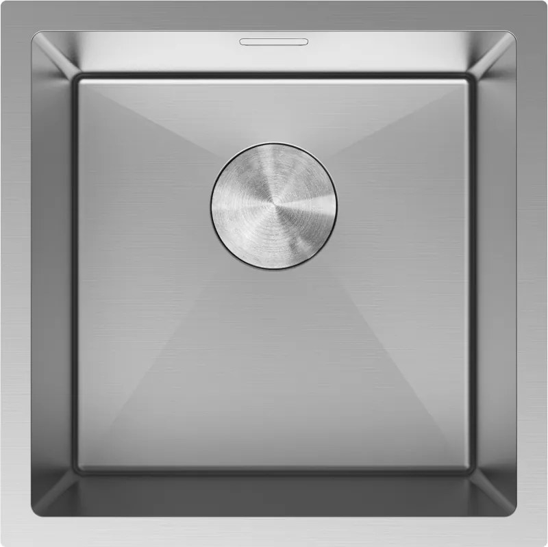 Mexen Trixo lava-loiça de aço inoxidável 1-cuba 440 x 440 mm, inox - 6413441000-01