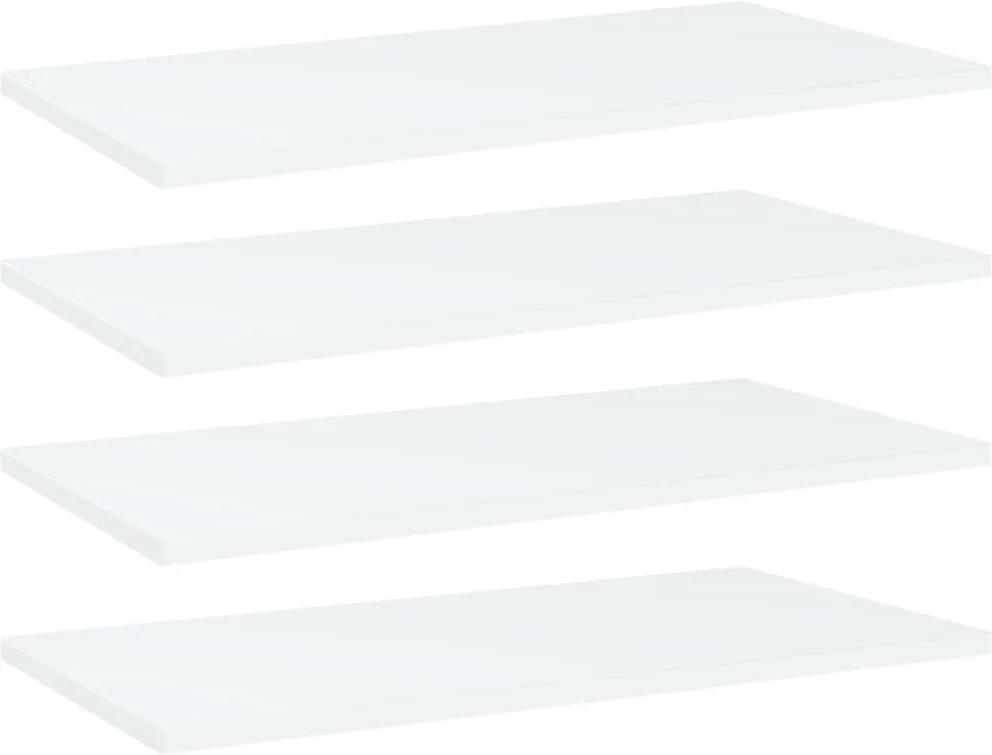 Prateleiras para estante 4 pcs 60x30x1,5cm contraplacado branco