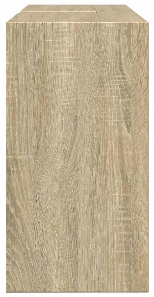 Armário de lavatório 90x29x55 cm deriv. madeira carvalho sonoma