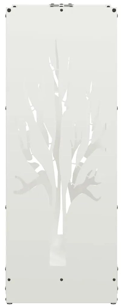Suporte para lenha 40x30x80 cm aço laminado a frio branco