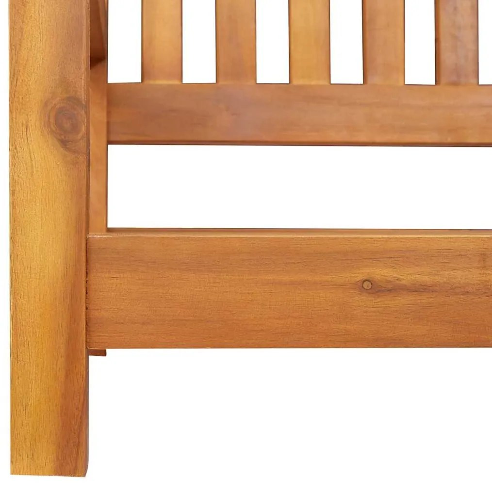 Banco de Balanço de Jardim para 2 Pessoas 110x56x58 cm Madeira Sólida