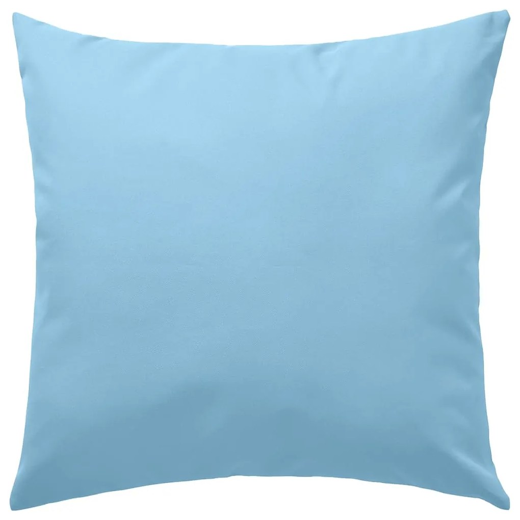 Almofadas para exterior 2 pcs 45x45 cm azul claro