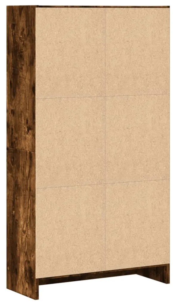 Estante 60x24x109 cm derivados de madeira carvalho fumado