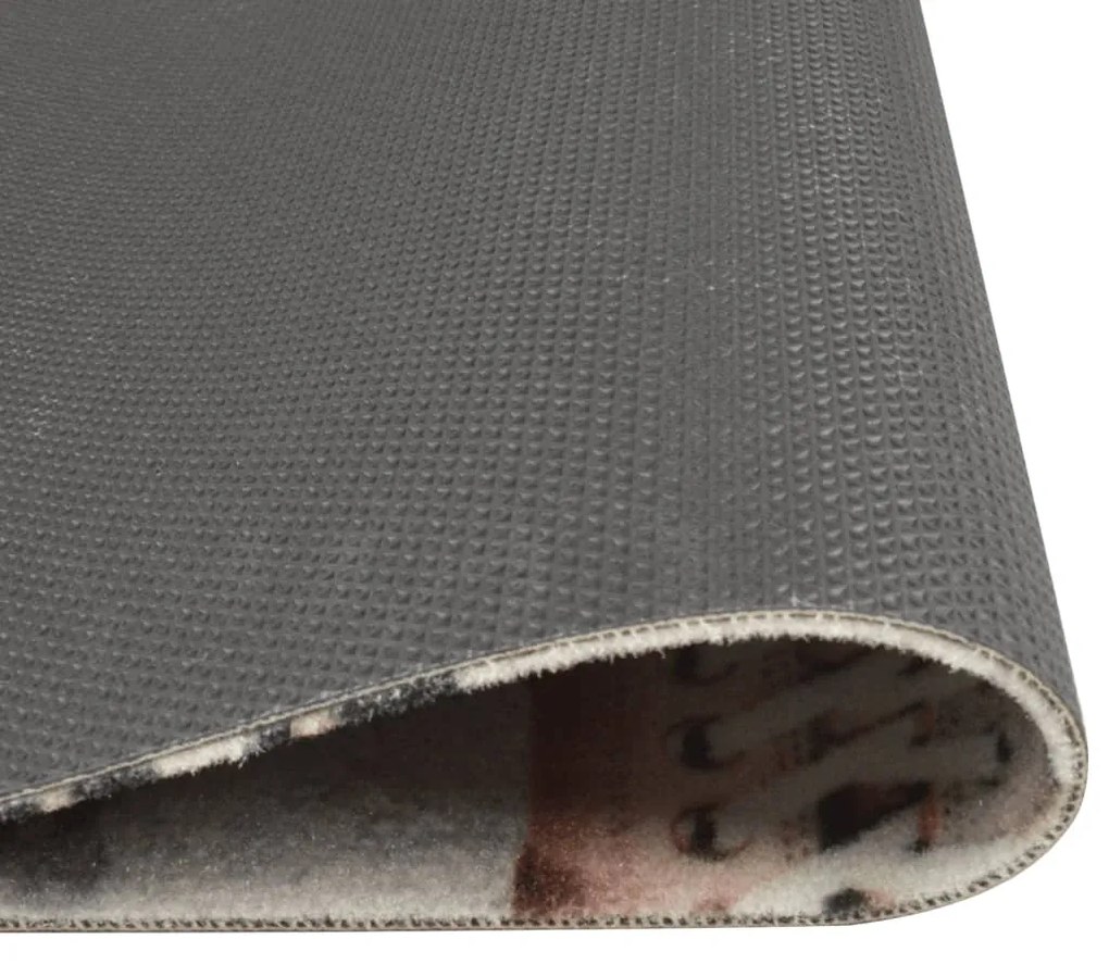 Tapete de cozinha lavável 60x180 cm veludo padrão shoezone