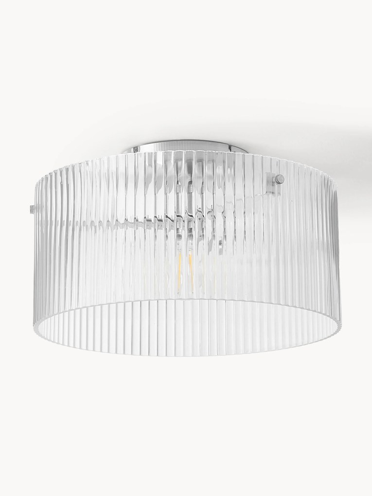 Ribbed Glass Ceiling Lamp Emmi