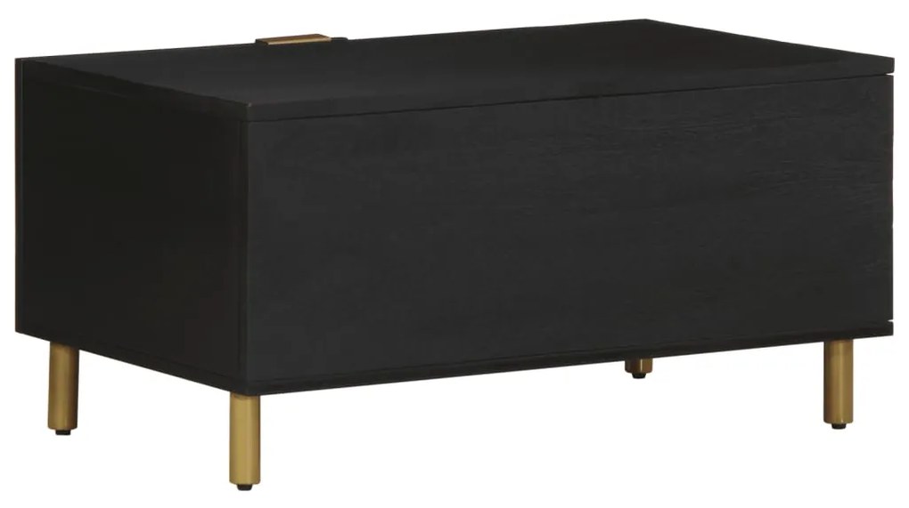 Mesa de centro 80x50x40 cm derivados de madeira preto