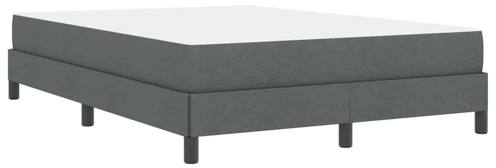 Cama Box Outros Cinzento escuro 140 x 190 cm tecido