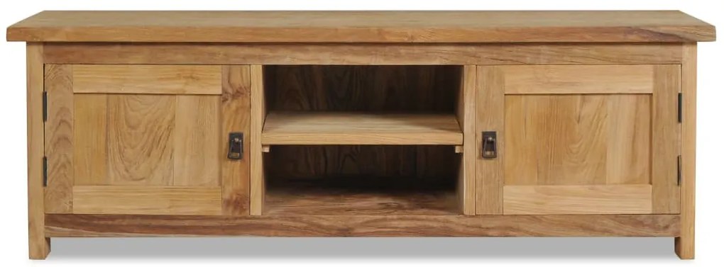 Móvel de TV 120x30x40 cm teca maciça